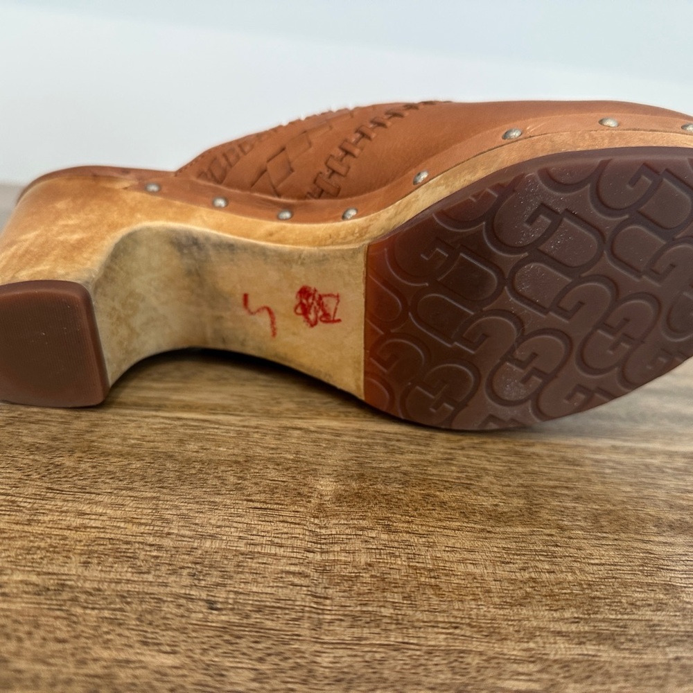 Ugg Brown Leather Clogs - image 7